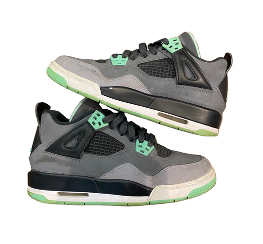 Preowned Jordan 4 Retro Green Glow (GS)