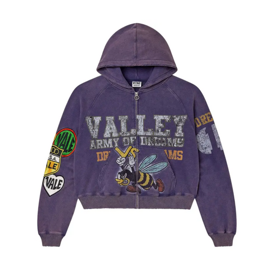 Vale Forever Army Zip Up Purple