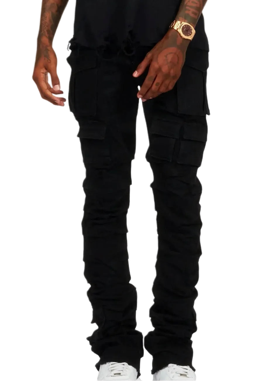 Rockstar Original Kap Dark Grey Cargo Jeans