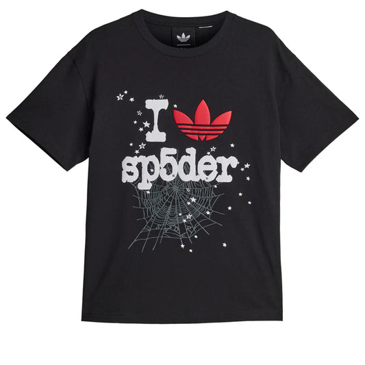 Sp5der x Adidas Tee Black