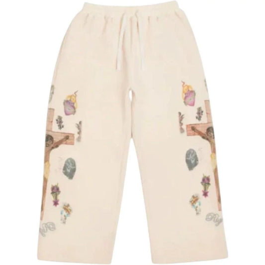 Righteous Risen Cream Thermal Sweats