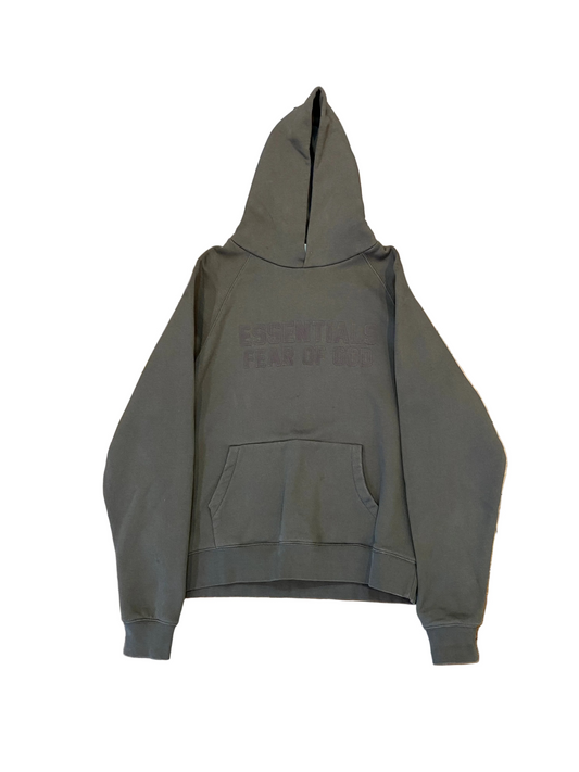 Pre-Loved Essentials Fear of God Hoodie Olive