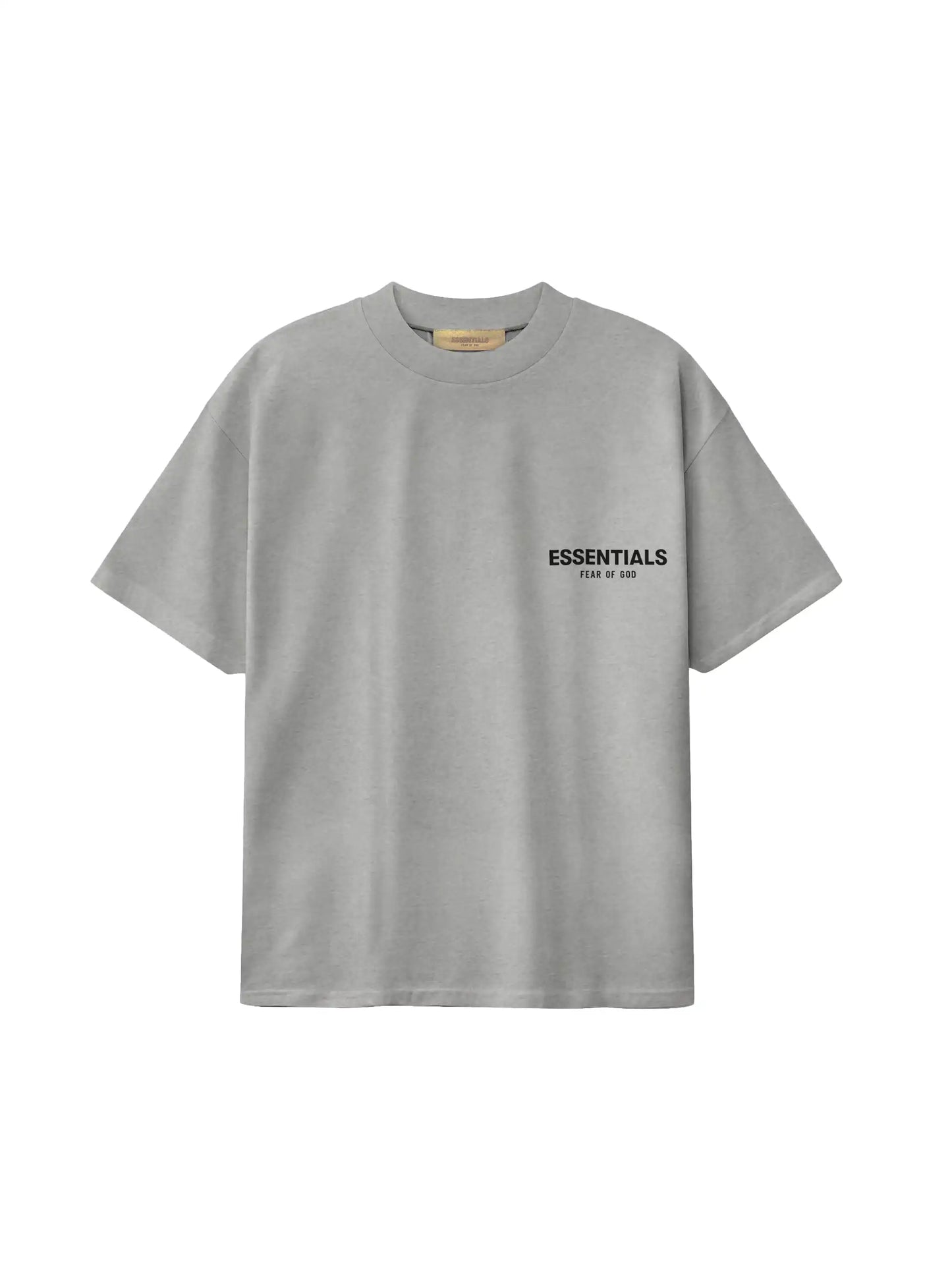 Pre-Loved Fear of God Essentials Short Sleeve Tee – Light Oatmeal