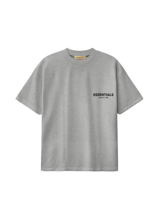 Pre-Loved Fear of God Essentials Short Sleeve Tee – Light Oatmeal