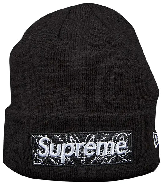 Supreme x New Era Box Logo Beanie 'Black'