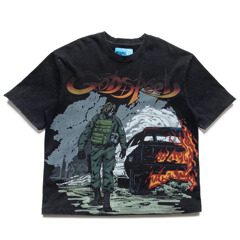 Godspeed Khaos Tee Black