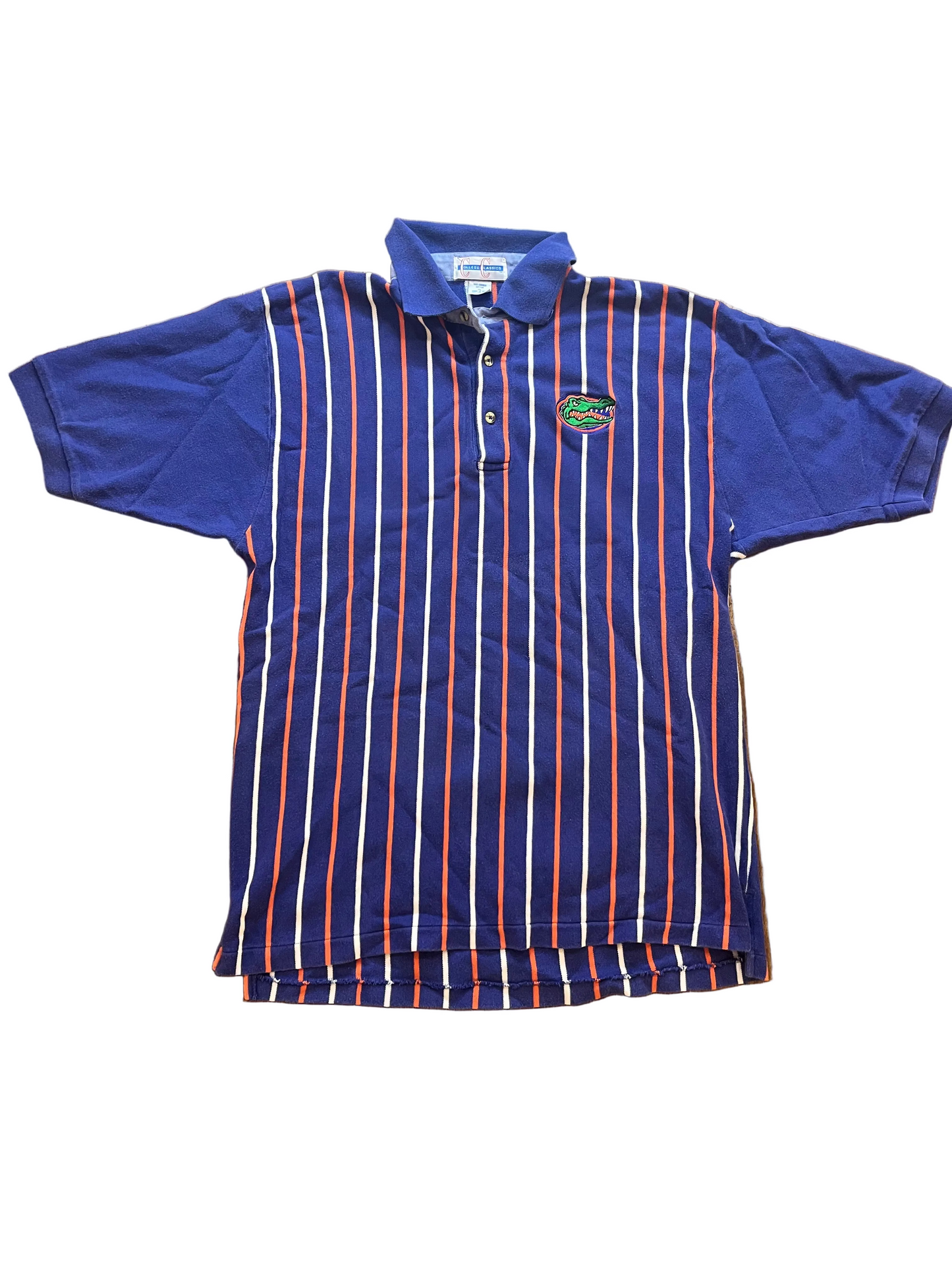 Vintage Gators Striped Polo Tee