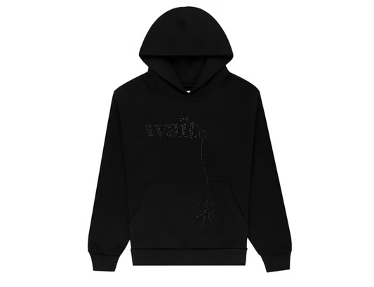 Sp5der Wait Stone Hoodie (Black)