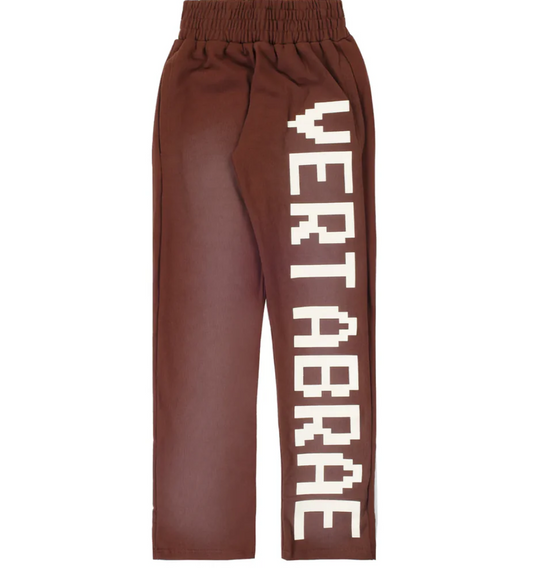 Vertebrae Sweatpants Brown/Cream