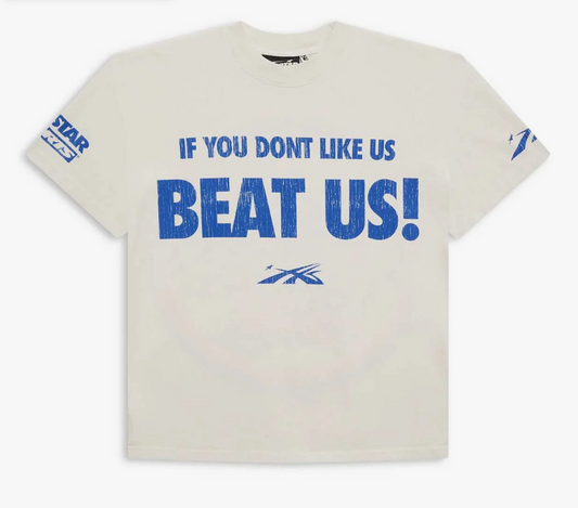 Hellstar Sports Beat Us! Tee (White/Blue)