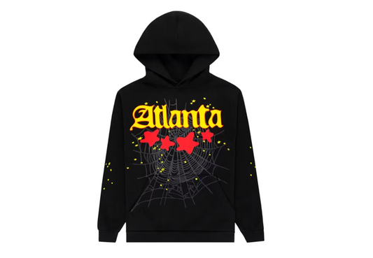Sp5der Atlanta Hoodie Black