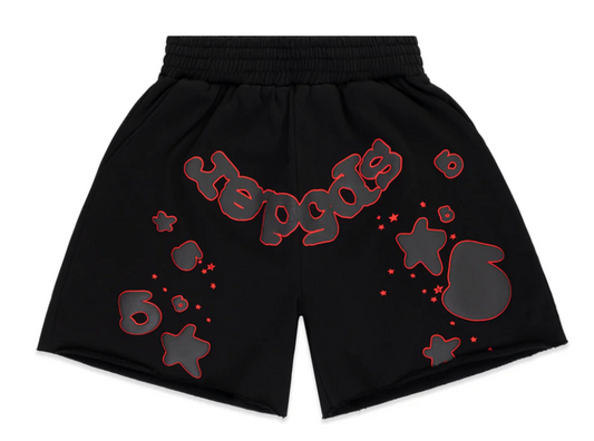 Beluga Outline Sweat Short Black