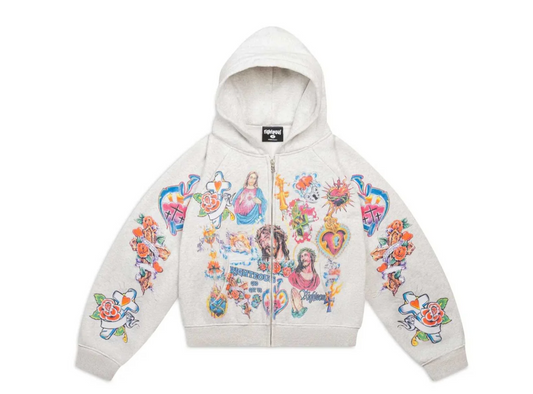 Righteous Risen Zip Up Grey