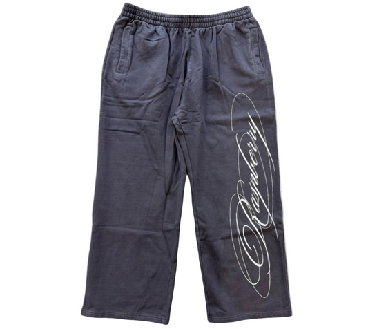 Raspberry Hills Calligraphy Sweats (Black)