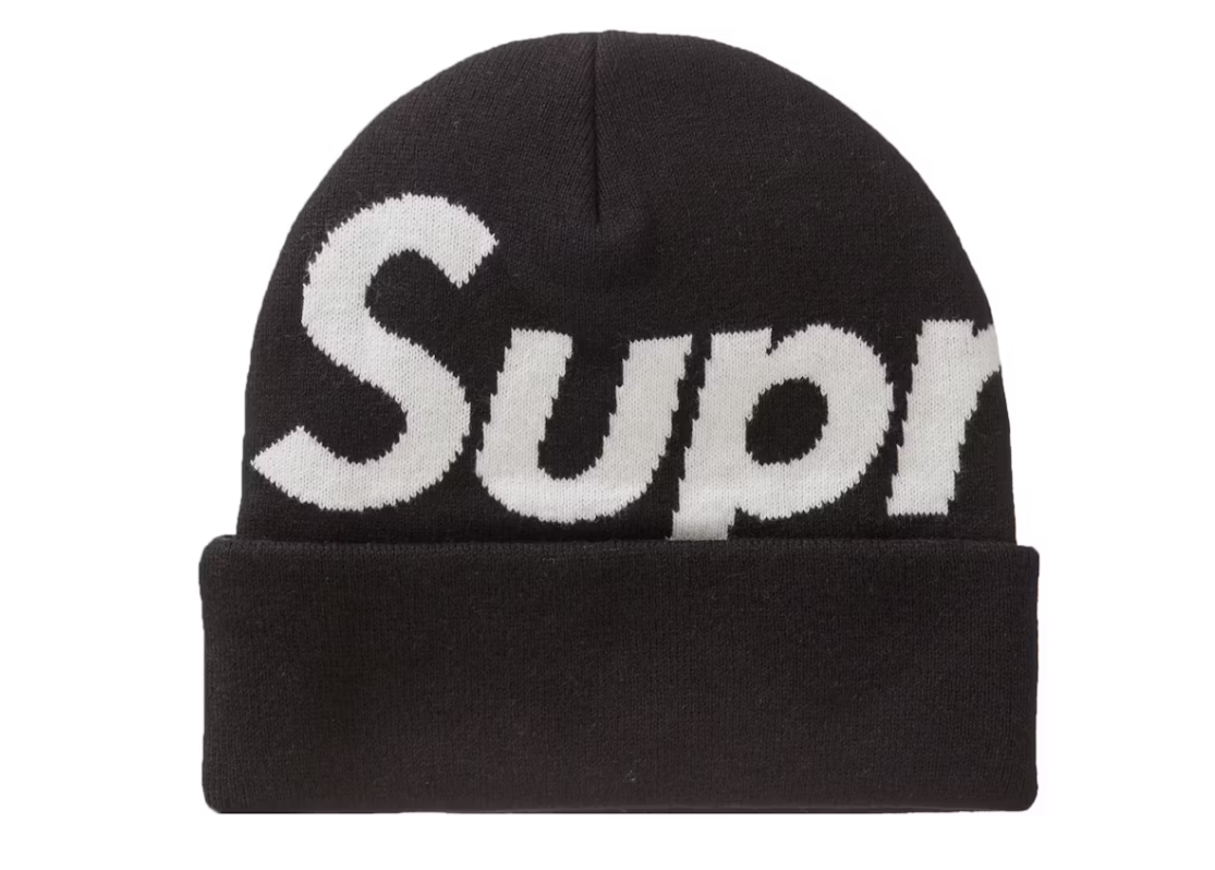 Supreme Big Logo Beanie (FW25) Black