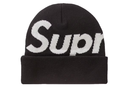 Supreme Big Logo Beanie (FW25) Black