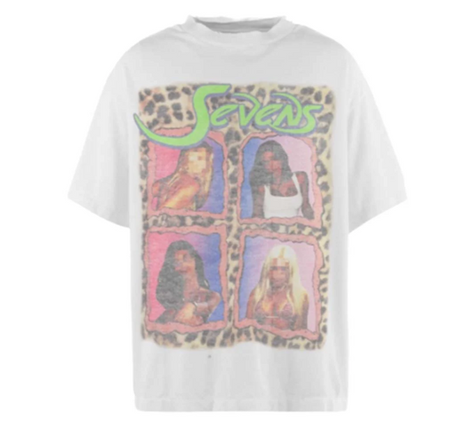Triple Sevens Tour Tee Faded White