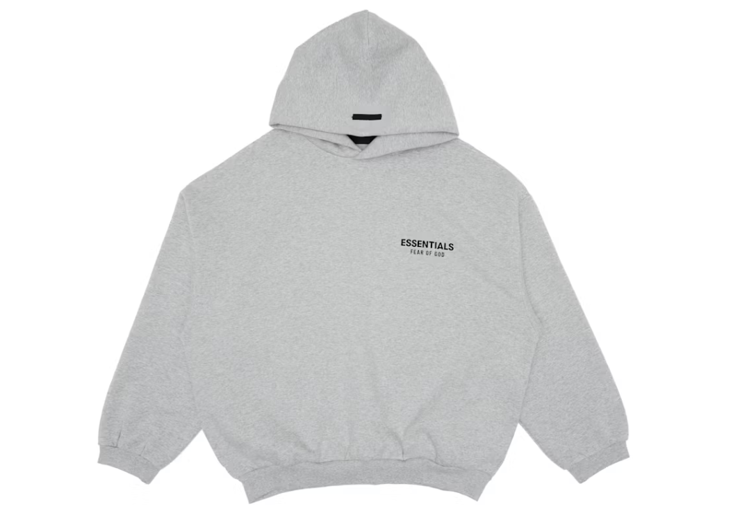 Fear of God Essentials Fleece Hoodie Light Heather Gray