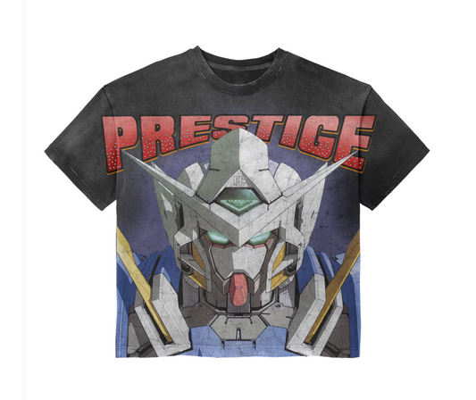 Prestige Gundam Rhinestone Tee Black