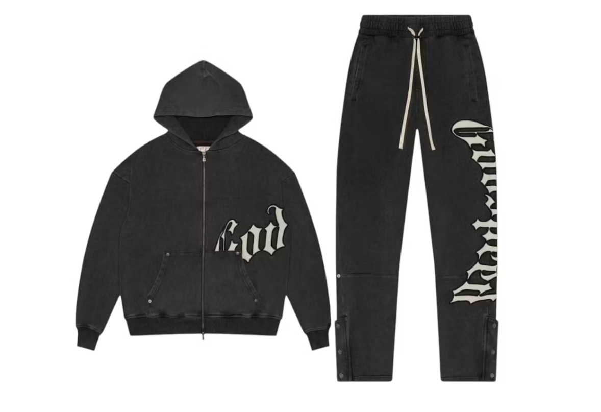 Godspeed OG Logo V2 Sweatsuit Black Wash