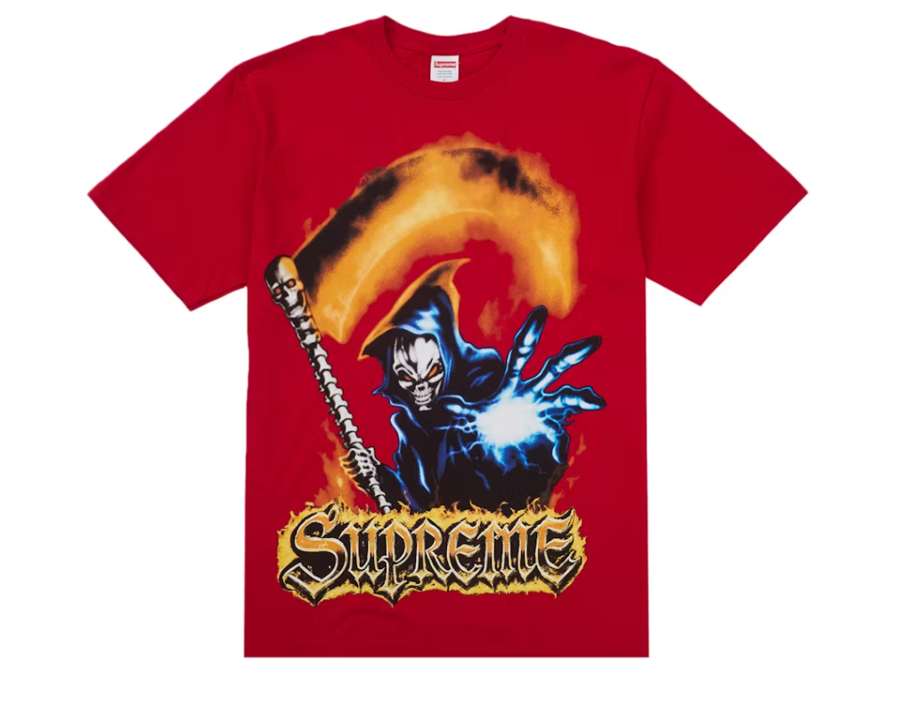 Supreme Grim Reaper Tee Red