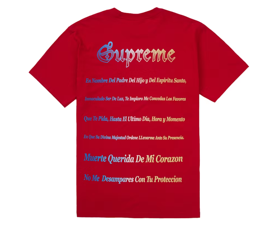 Supreme Grim Reaper Tee Red