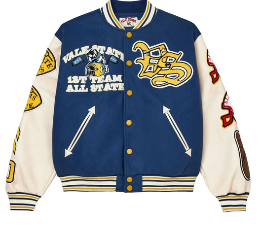 Vale Forever Friday Varsity Jacket Blue