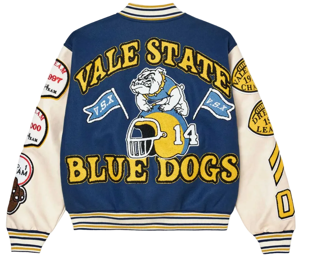 Vale Forever Friday Varsity Jacket Blue