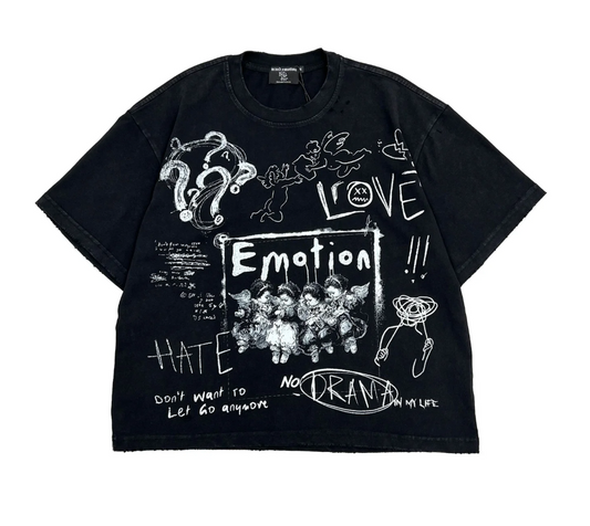 Mixed Emotions Black Chaos Tee