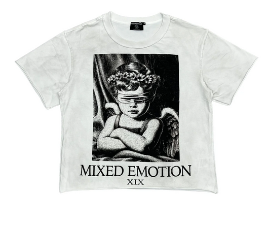 Mixed Emotions Oversize XIX Tee White