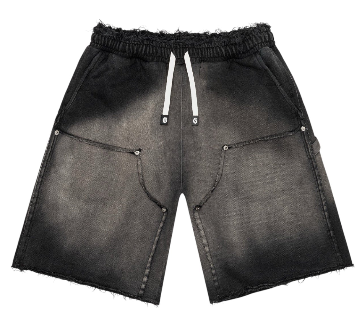 Carpenter Distressed Shorts (Sun Fade)