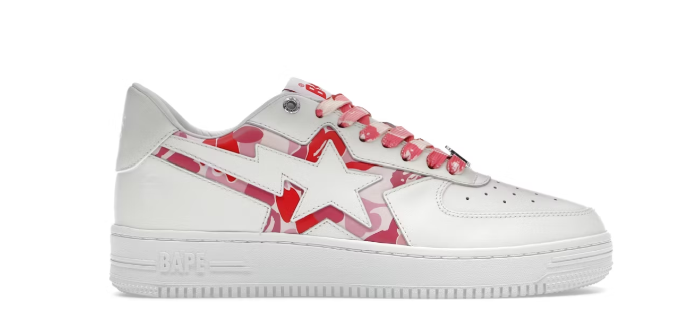 A Bathing Ape Bape Sta Icon ABC Camo Pink