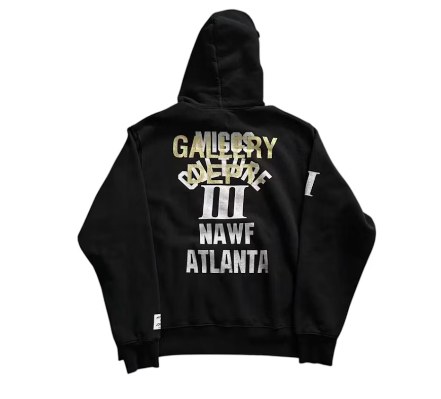 Pre-loved Migos x Gallery Dept. For Culture III YRN Felpa con cappuccio Washed Nero