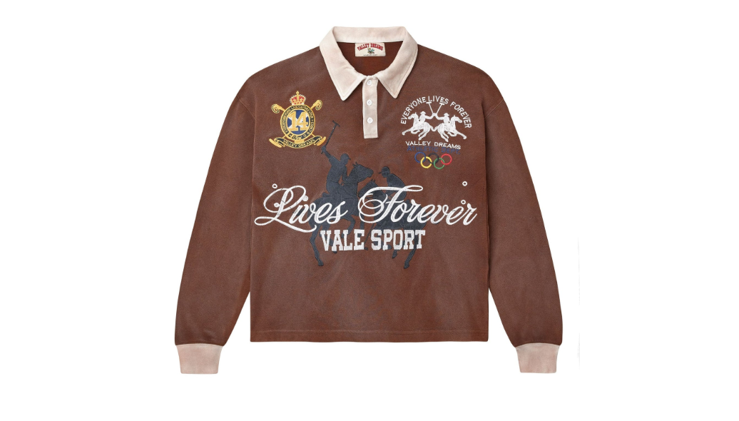 Vale Forever Vanderbilt Rugby L/S Shirt Brown