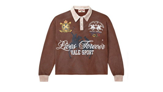 Vale Forever Vanderbilt Rugby L/S Shirt Brown