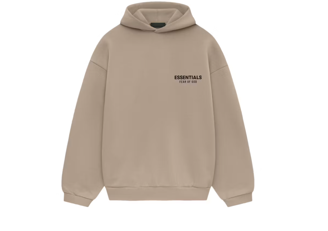 Fear of God Essentials Fleece Hoodie Desert Sand