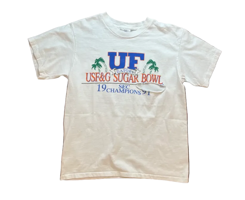 Vintage Gators Thrashed White Tee