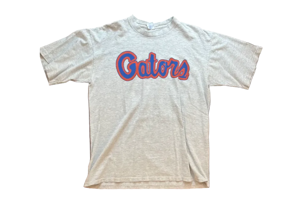 Vintage Gators Spell Out Tee Grey