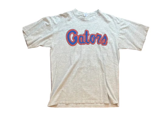 Vintage Gators Spell Out Tee Grey