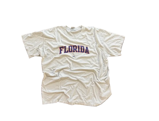 Vintage Gators Nike Tee White