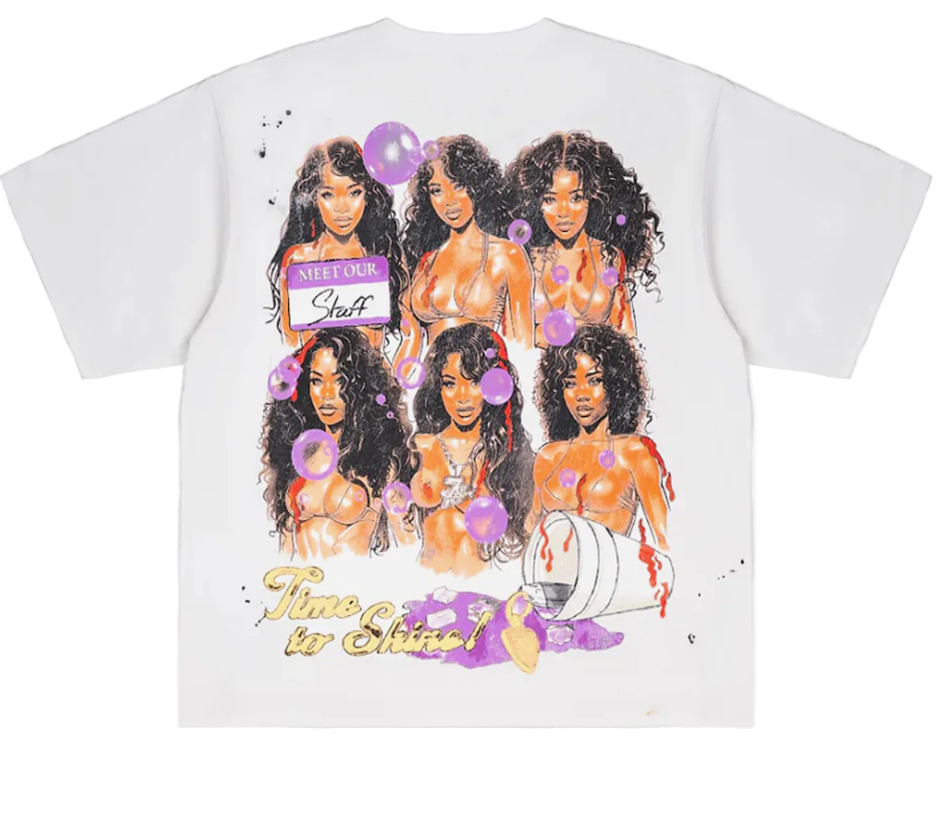 Triple 7 Wash & Go Tee (Cream)